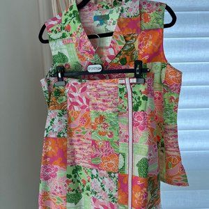 Tahiti Reef Club skort and matching top. Size large.